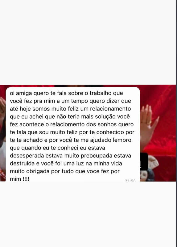 Depoimento WhatsApp — Mãe Meire de Iemanjá