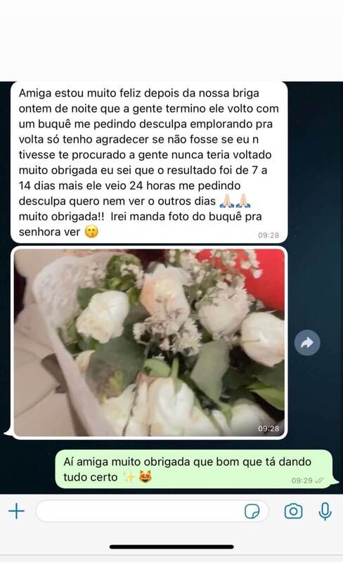 Depoimento WhatsApp — Mãe Meire de Iemanjá