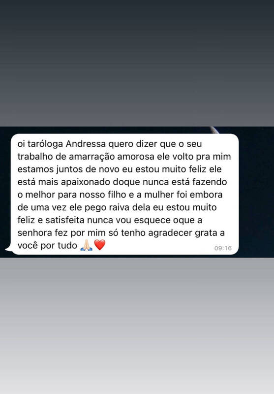 Depoimento WhatsApp — Mãe Meire de Iemanjá