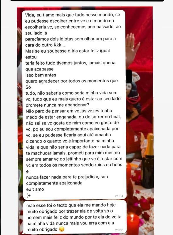 Depoimento WhatsApp — Mãe Meire de Iemanjá